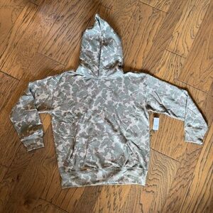 GAP Green and Gray Camouflage Hoodie
